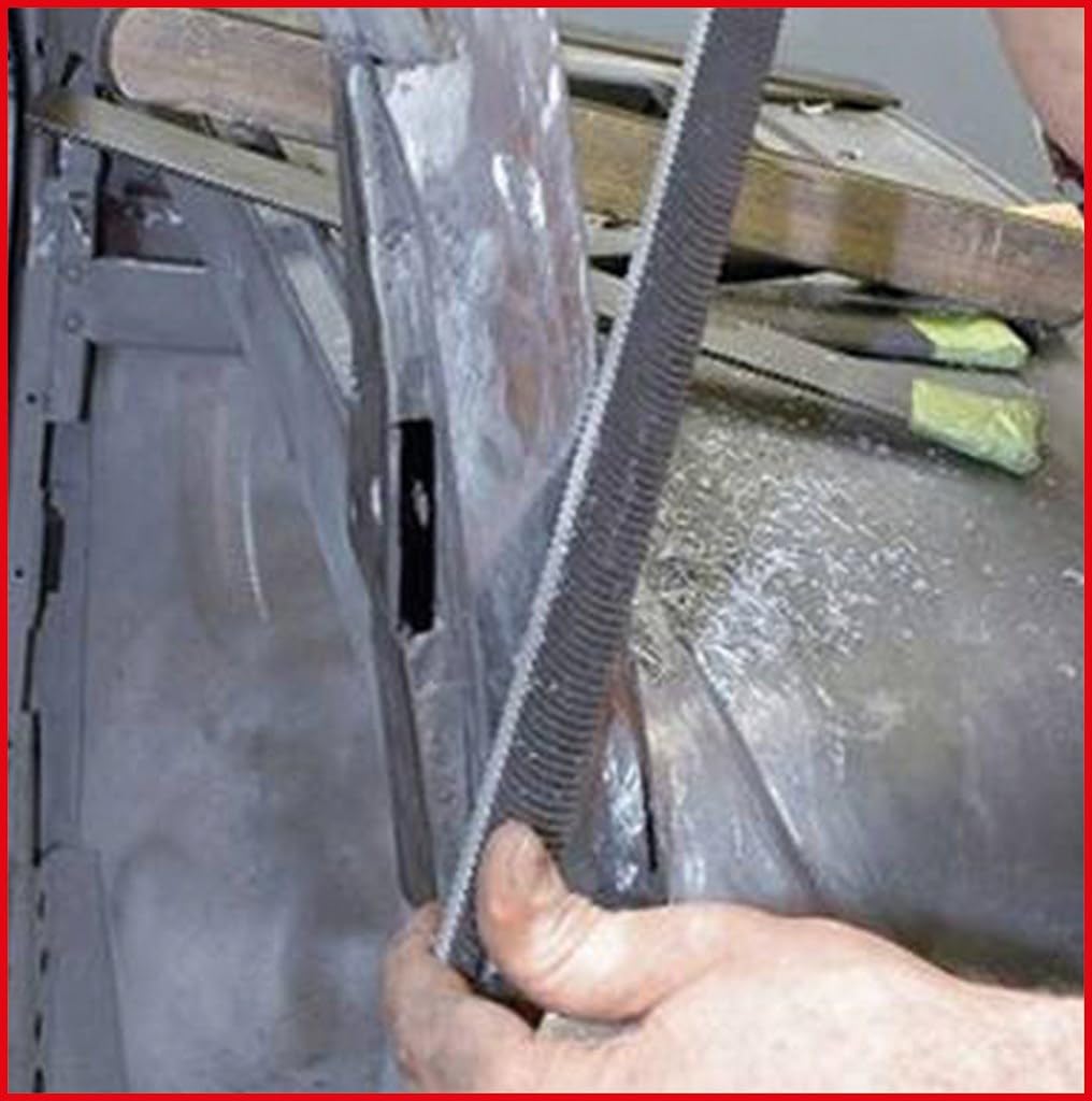 KS Tools 140.3014 Cuerpo de lima de carrocero, picado cruzado, picado 2