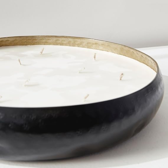Napa Home & Garden Oudh Noir 10-Wick Candle Tray Black