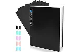 Sooez Art Paper Portfolio Folder with Display Pockets