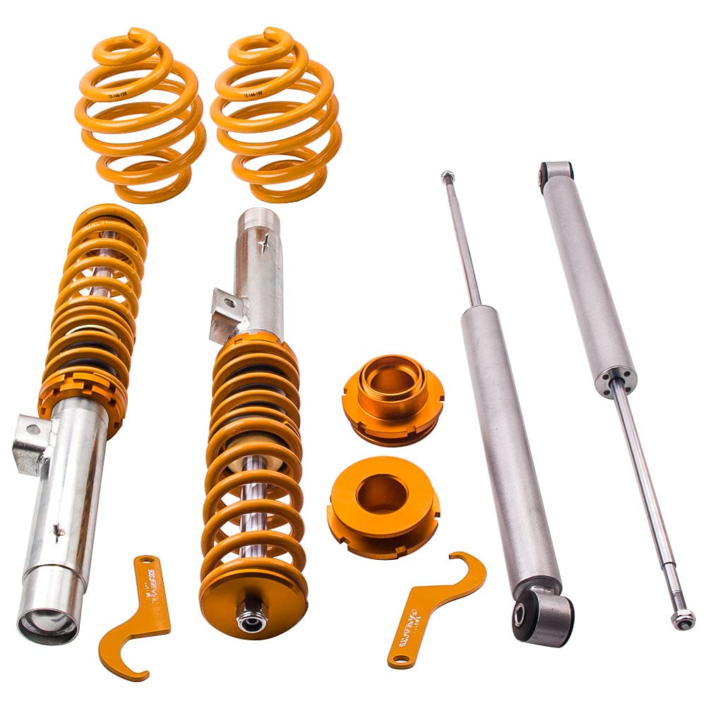 maXpeedingrods Obniżające cewki do serii 3 E46 323i 323Ci 328i 328Ci 320i 325i 325Ci 330i 330Ci M3 1998-2006 - złote