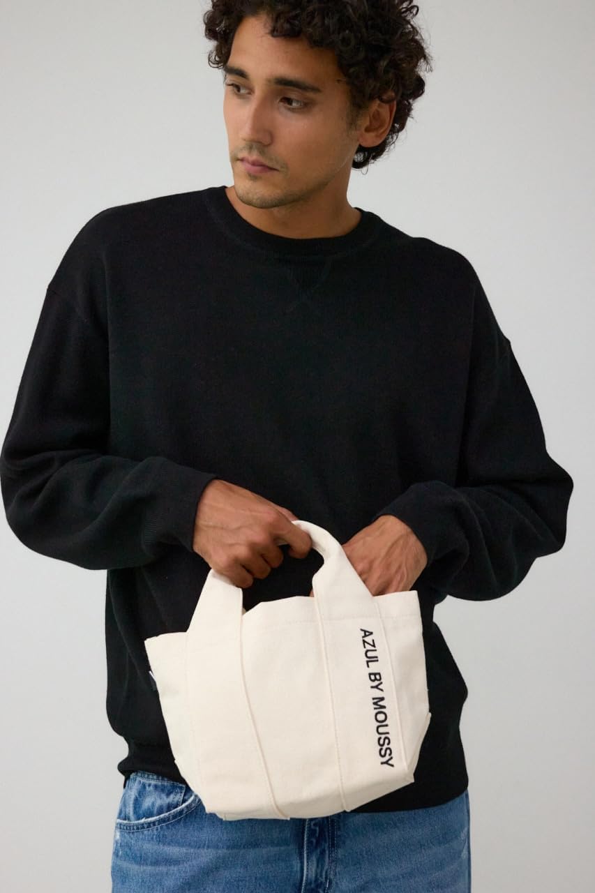 [AZUL by moussy] [アズールバイマウジー] ツーサイド ロゴ 刺繍 ミニ トート メンズ 251HAB55-395H