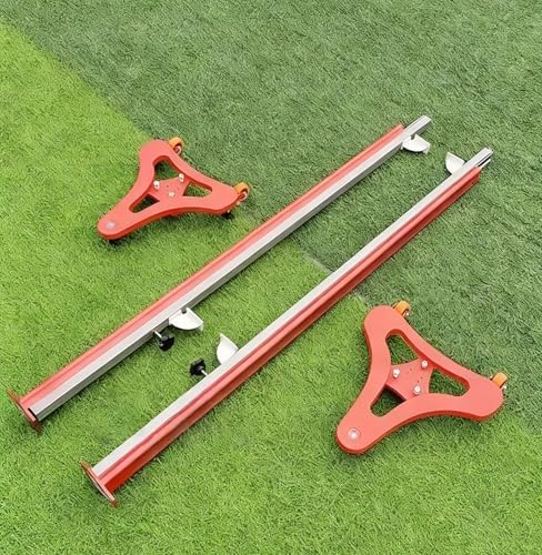 Portable Aluminum High Jump Stand, Triangular Base for Stability, Track and Field Training Equipment, Adjustable Jumping Standards for Schools