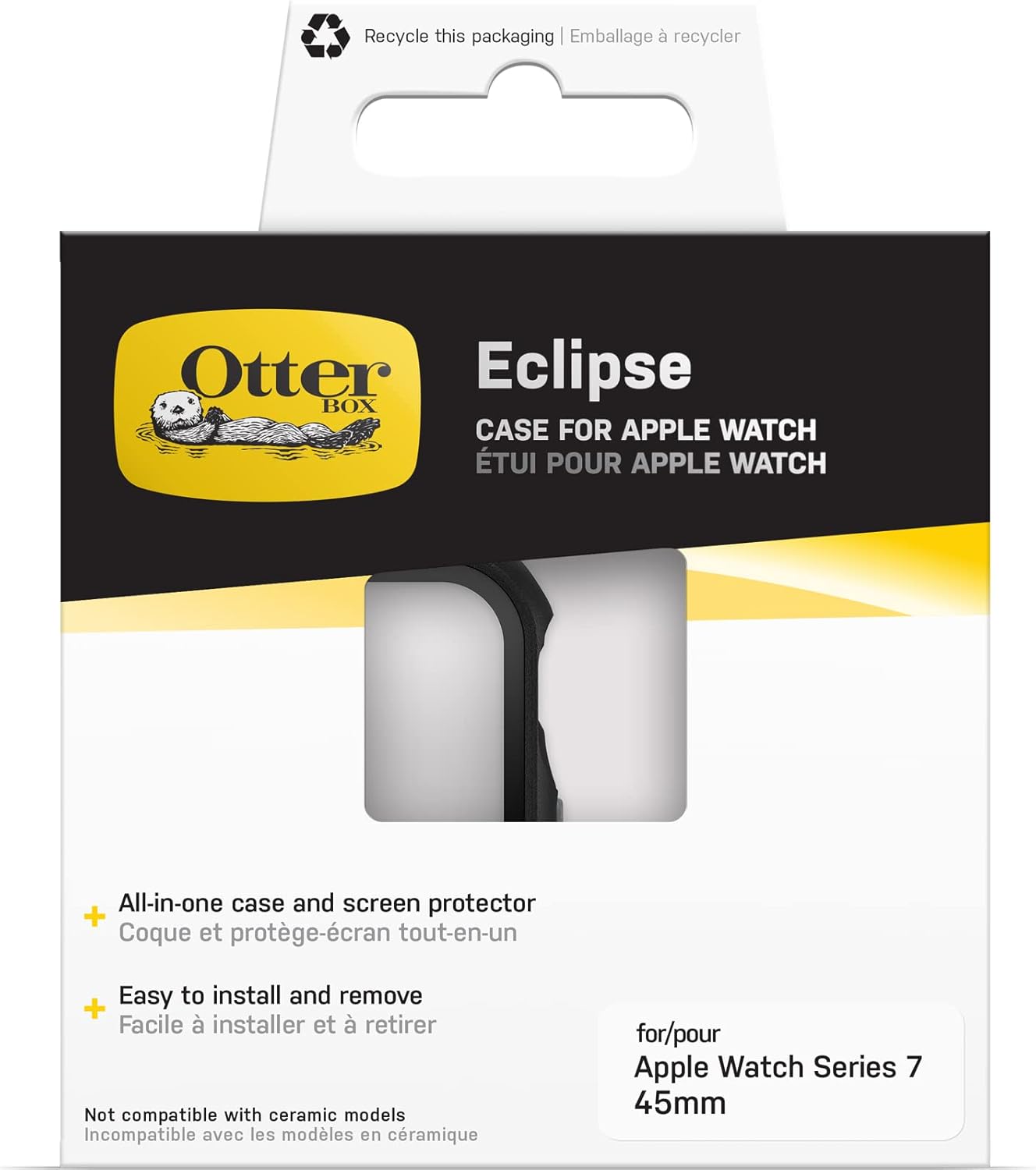 OtterBox Eclipse CASE for Apple Watch Series 7/8/9 45MM - Pavement (Grey) - Image 8