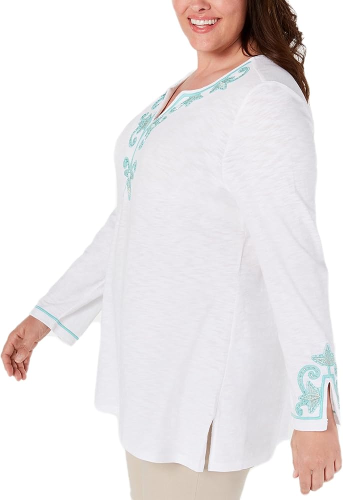 Women's plus size charter club tops Clearance