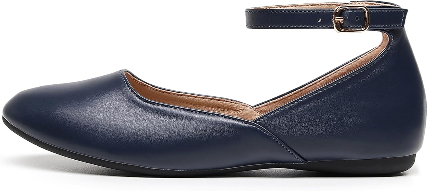 VenusCelia Women's Serenity Strap Flats Shoe - Image 2