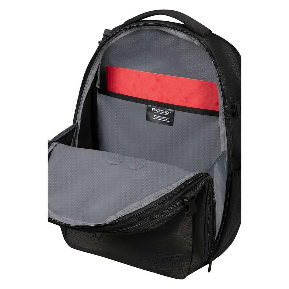 Samsonite Roader - Zaino per laptop da 15,6 pollici, 44 cm, 24 L, nero (Deep Black)