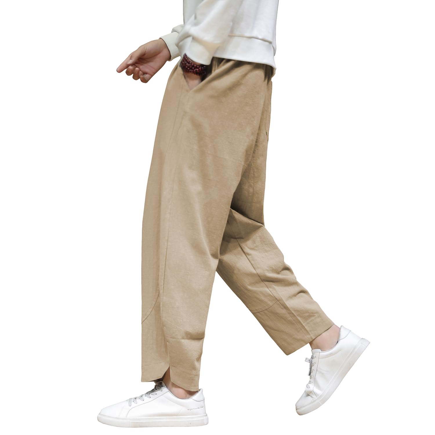 Amazon | [Fasshonrida] ズボン メンズ サルエルパンツ 夏用 ワイド 
