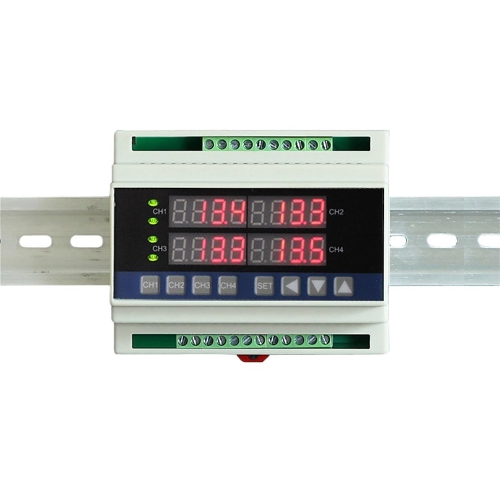 Régulateur de température numérique 4 canaux SSR et communication RS485 Din