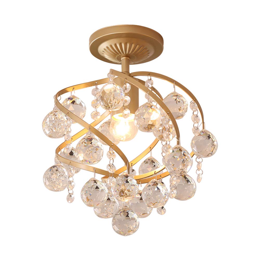 Lustre en cristal E27 pour éclairer un couloir ou un restaurant sombre
