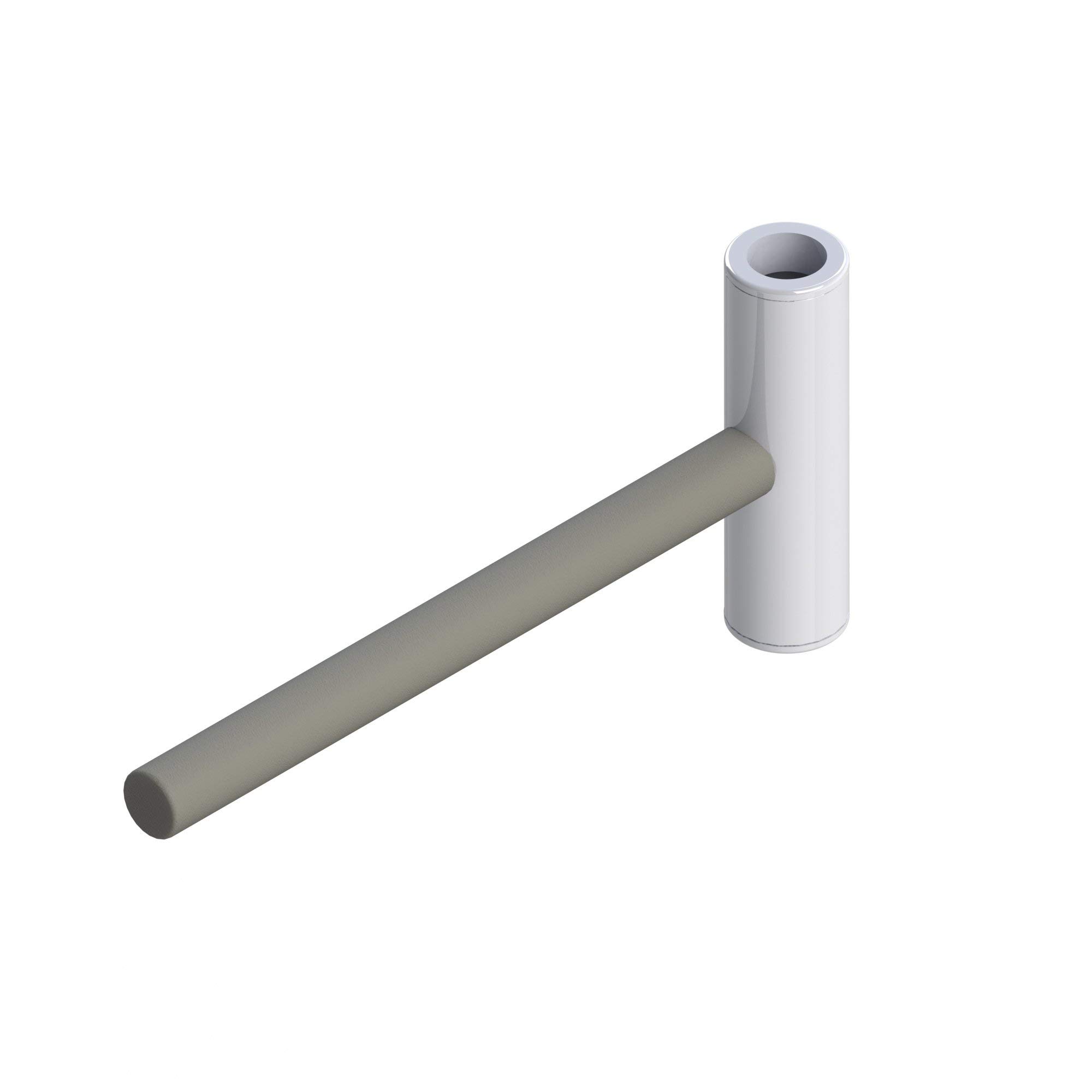 HeatlhCraft Products SuperBar Add On Kit: Floor-to-Ceiling Vertical Support Pole Horizontal Bar Attachment