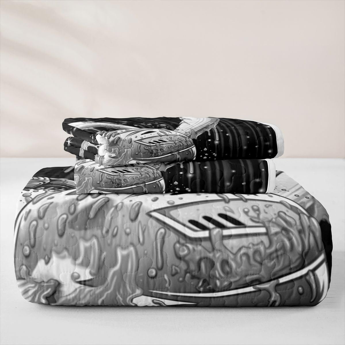 Homewish Baseball Helm Tagesdecke Bettüberwurf 240x260cm