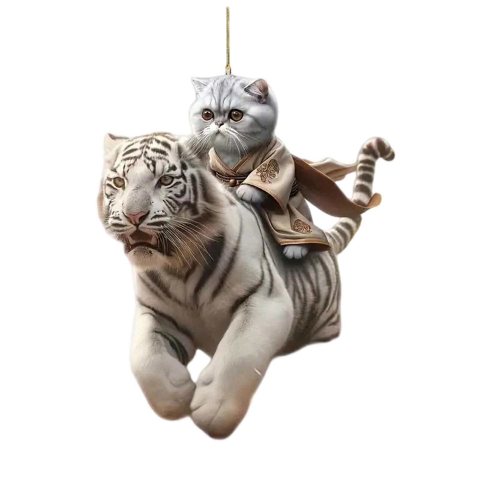 Long Lasting Adorable Felines Shape Car Hanger Charm Ornament for Auto Interior Backpack Accessories Acrylic Decoration Feline Shape Auto Ornament