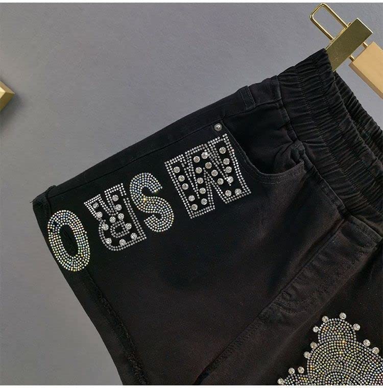 Short Femmes Pantalon Chaud De La Taille Haute Extension Noire