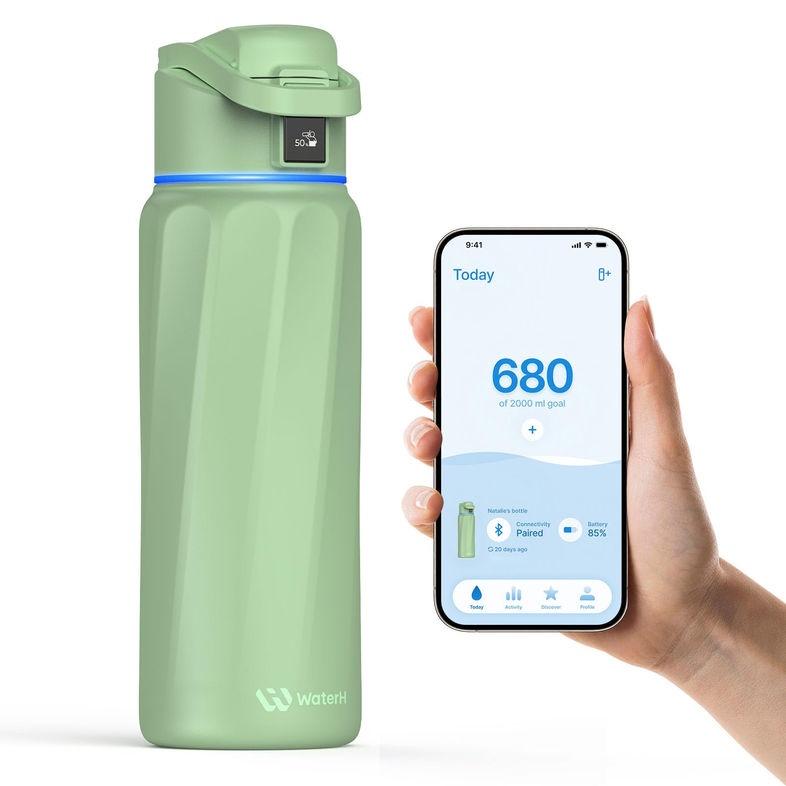 BOOST Smart Water Bottle with Reminder & Tracker
