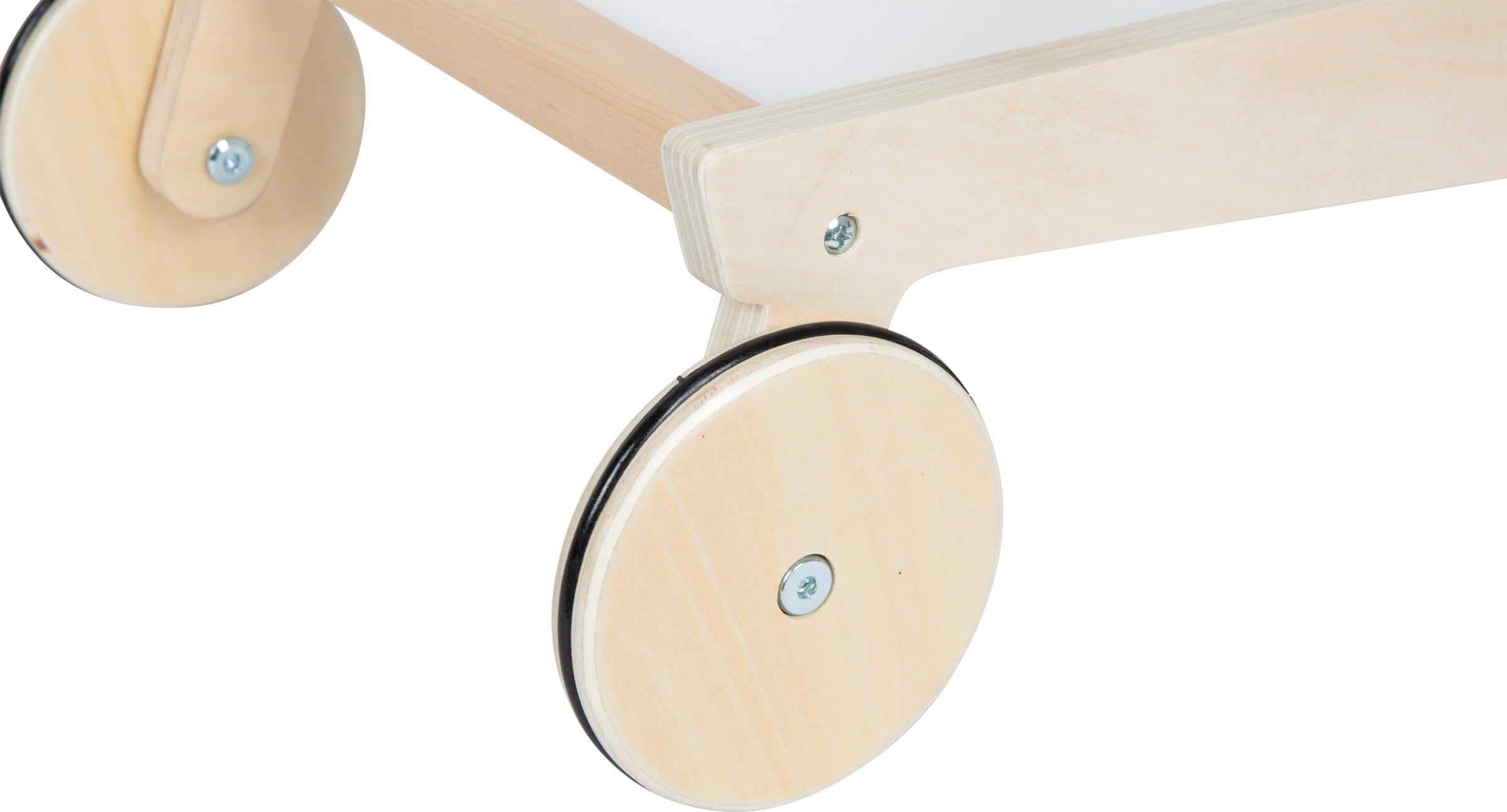Small Foot Caddie en Bois « Fresh », Chariot de Jeu Robuste avec siège Enfant, pour boutiques et Cuisines, dès 2 Ans, 12836