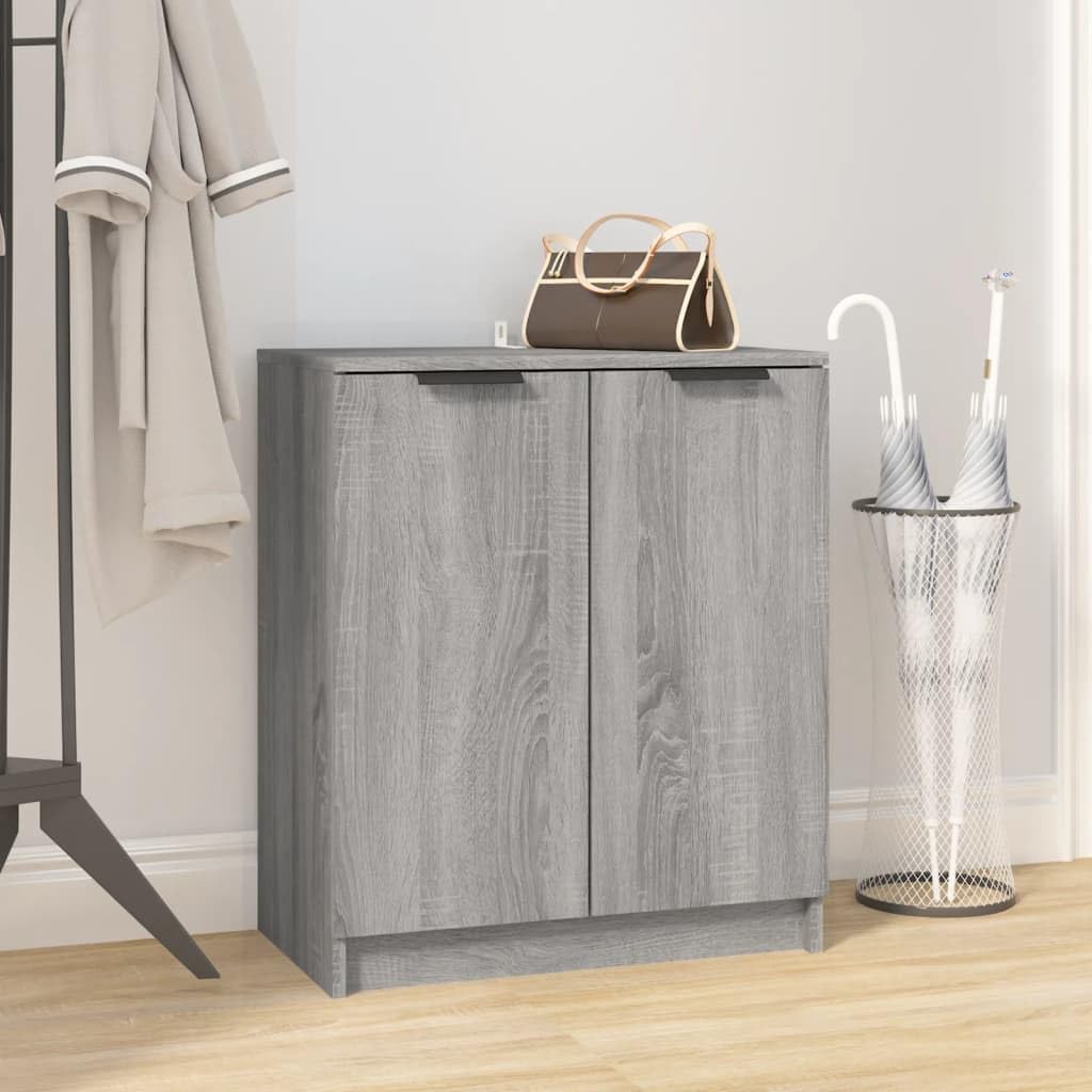 Meuble à chaussures pour garde-robe en bois gris Sonoma, la solution pour libérer votre entrée