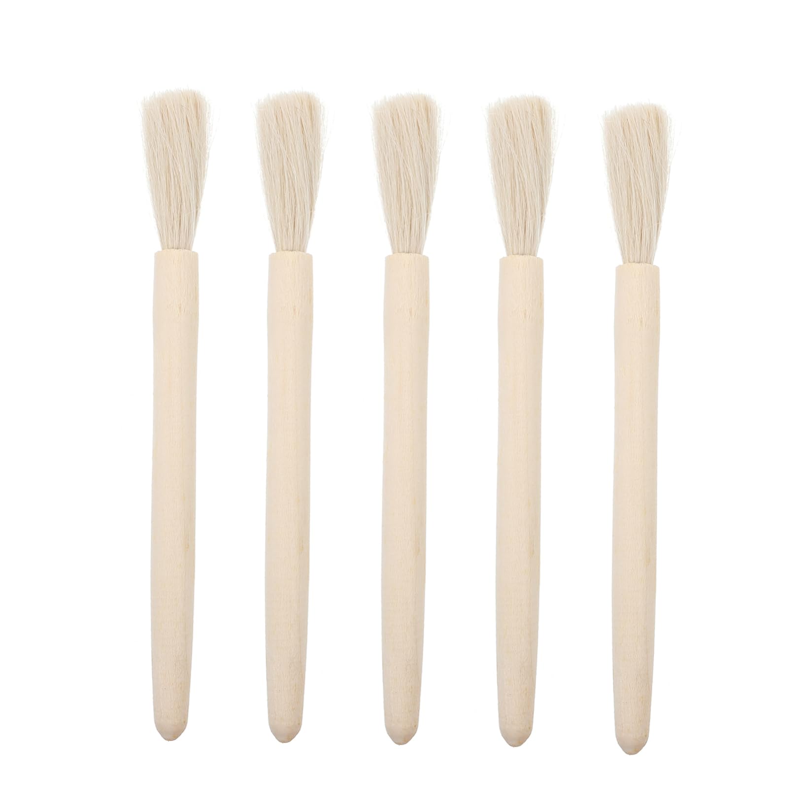 OSOLADY Cleaning Brush Set 5pcs Laboratory Brush Long Handle Fine Bristles Easy Operation Non-Scratch Handle Reusable for Clean Scrubbing