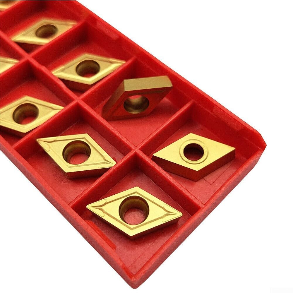 Lot de 10 inserts de tournage CNC DCMT11T304 BP010 pour porte-outils SDJCL SDUCR Performance de coupe fiable