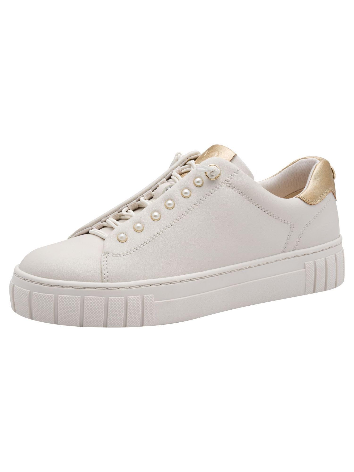 MARCO TOZZI Women's 2-23736-45 Trainers, Cream Comb, 38 EU, Cream Comb, 6 UK