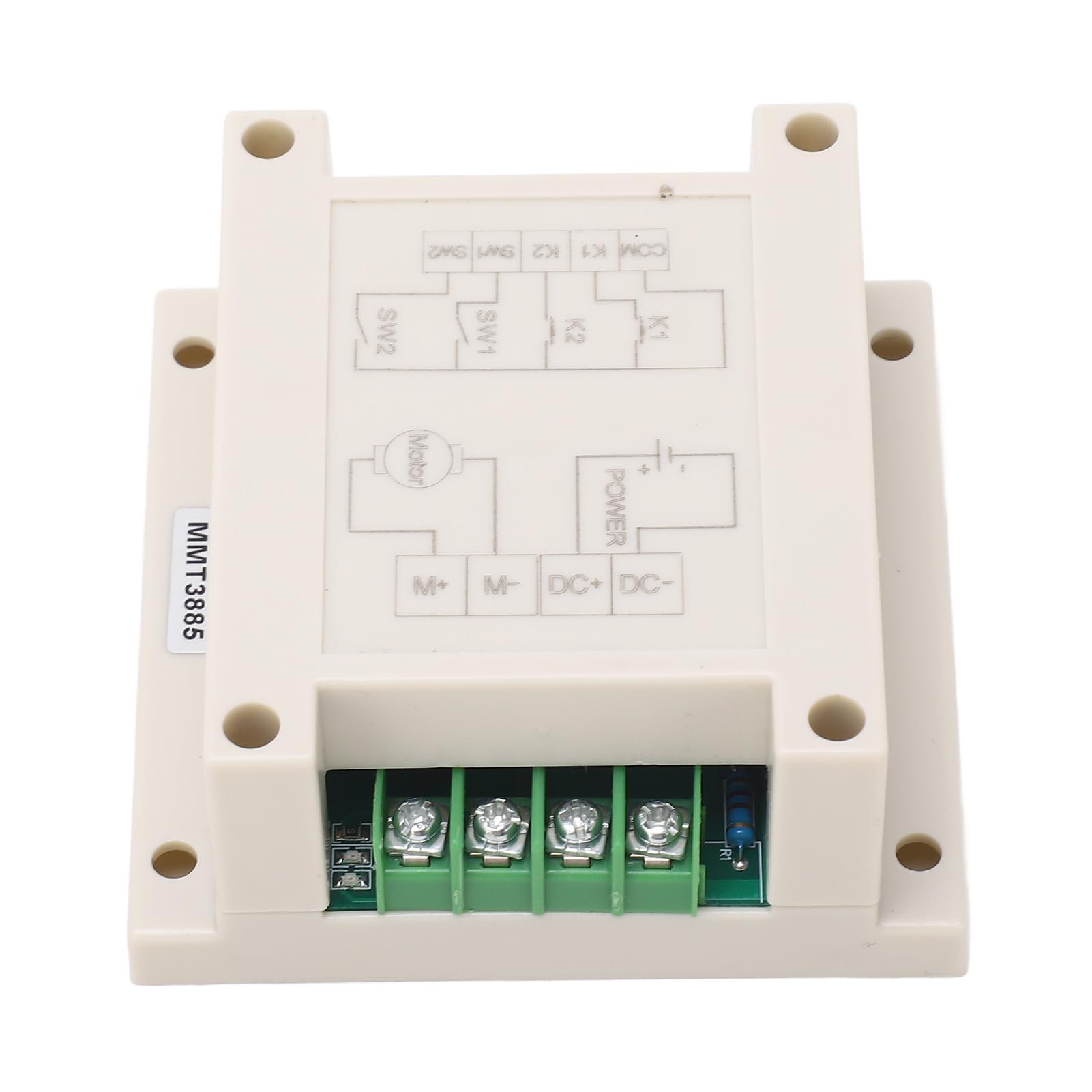 Contrôleur de Moteur DC Contrôleur Avant et Arrière 10A 12-24V avec Télécommande pour Moteurs DC et Systèmes LED