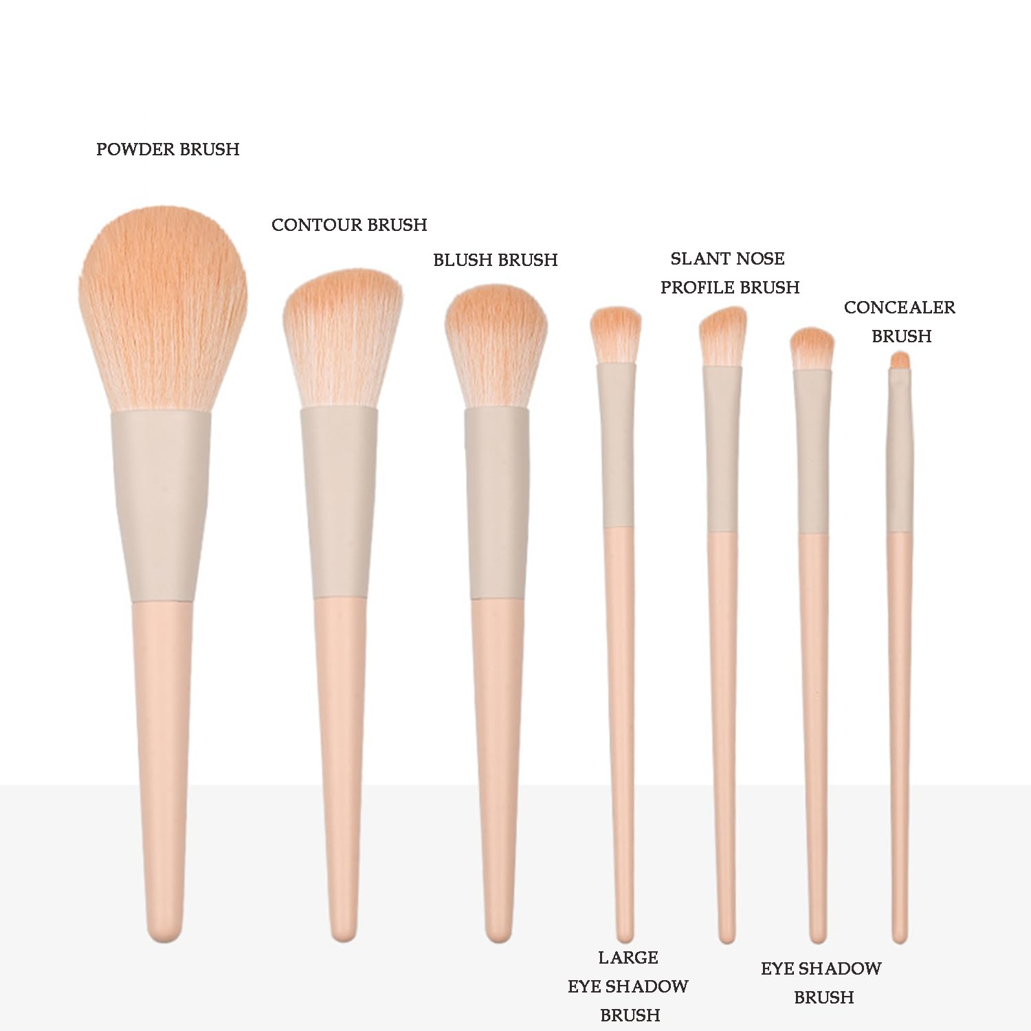 Makeup Brush, 7 Brushes Set, Eye Shadow Brush, Concealer Brush, Blush Powder Makeup Brush, Makeup Brushes Make up Brushes Kit