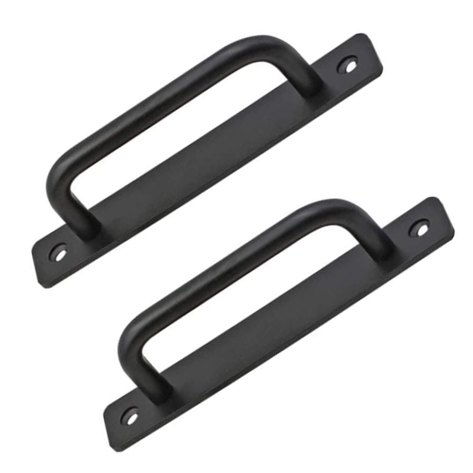 2 Black Handles for Barn Doors Modern Style Sliding Door Handles, Easy to Install, Can Be Used for Barn Doors Closets