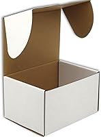 Vista 51 de Cajas de envío negras para pequeñas empresas, paquete de 20 cajas de cartón corrugado de 12 x 8 x 3 pulgadas para envío, embalaje, regalos