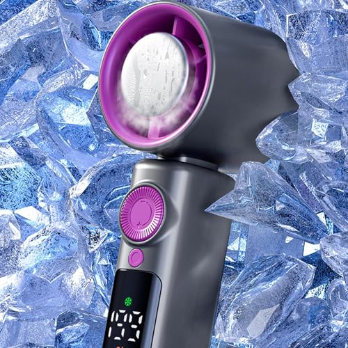 Ventilador de turbina portátil y plegable con batería de 4000 mAh para camping y viaje 7