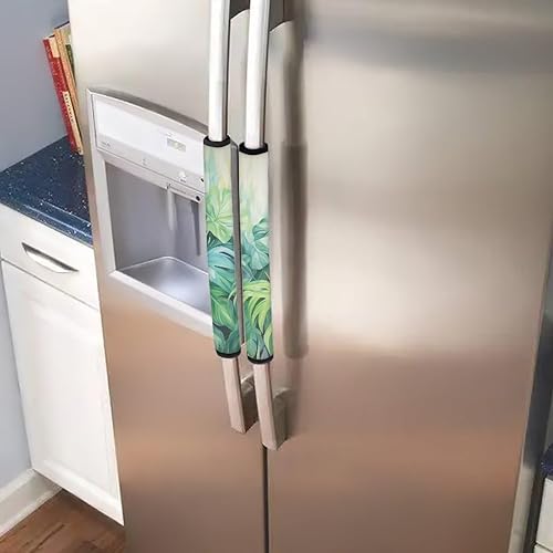 Vista 146 de 6 fundas lavables para manijas de puerta de refrigerador, protector antideslizante para nevera, horno, lavavajillas, mantener alejadas de huellas