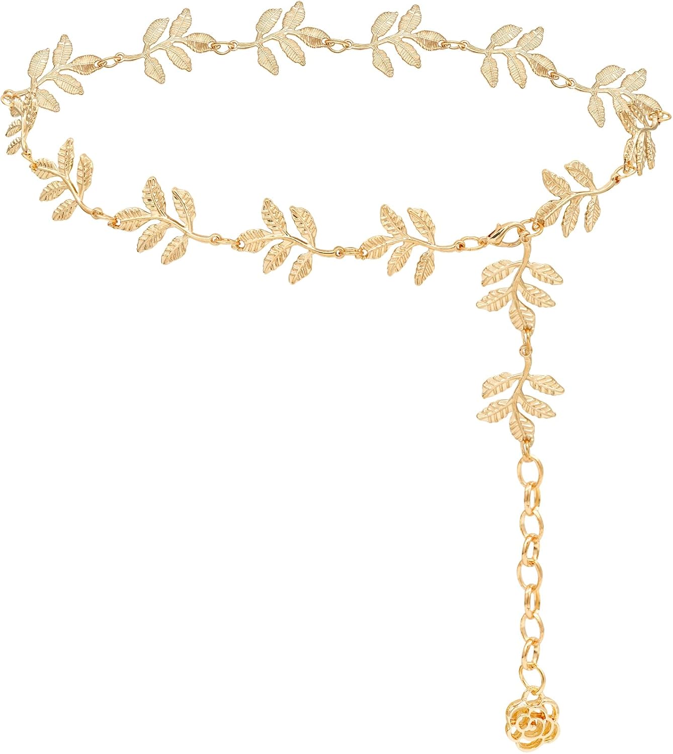 LIMHOO Metal Waist Chain for Women Body Belly Belt Chain Belt for Dress Vest Jeans