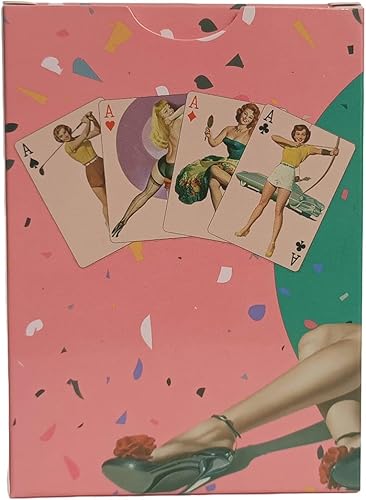 Hermosas Chicas Lindas Colección Jugando Naipes Poker Deck 54 Cartas Todas Diferentes Vintage Retro Clásico Pin Up Juegos De Cartas Para Chicas