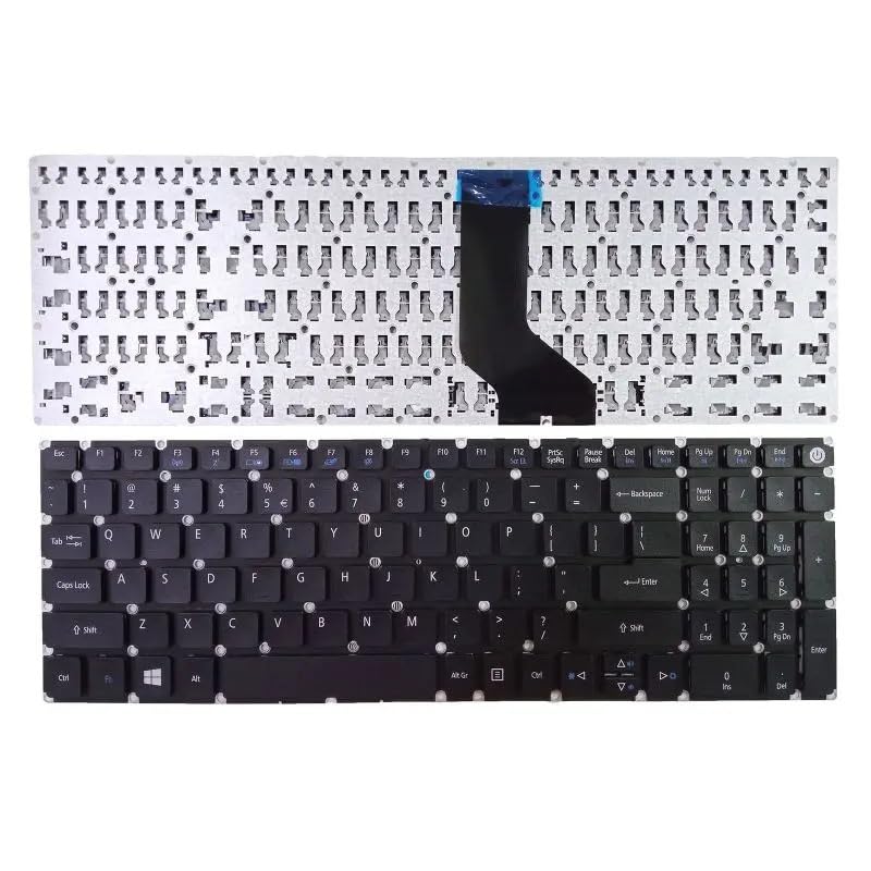 Clavier US Acer Aspire 5 A517-51 version non rétroéclairée avec touches noires mates
