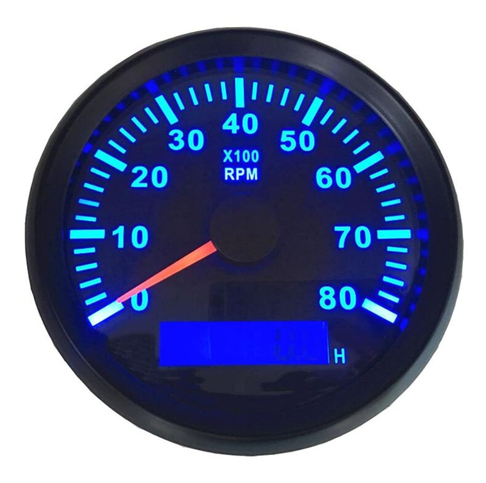 Amazon Co Jp Pingyayang 1ピーガソリンまたはディーゼルエンジンタコメータ85mm革命メーター0 8000rpmのチューニングゲージ車の船の船用船用オートバイ Color Multi 車 バイク