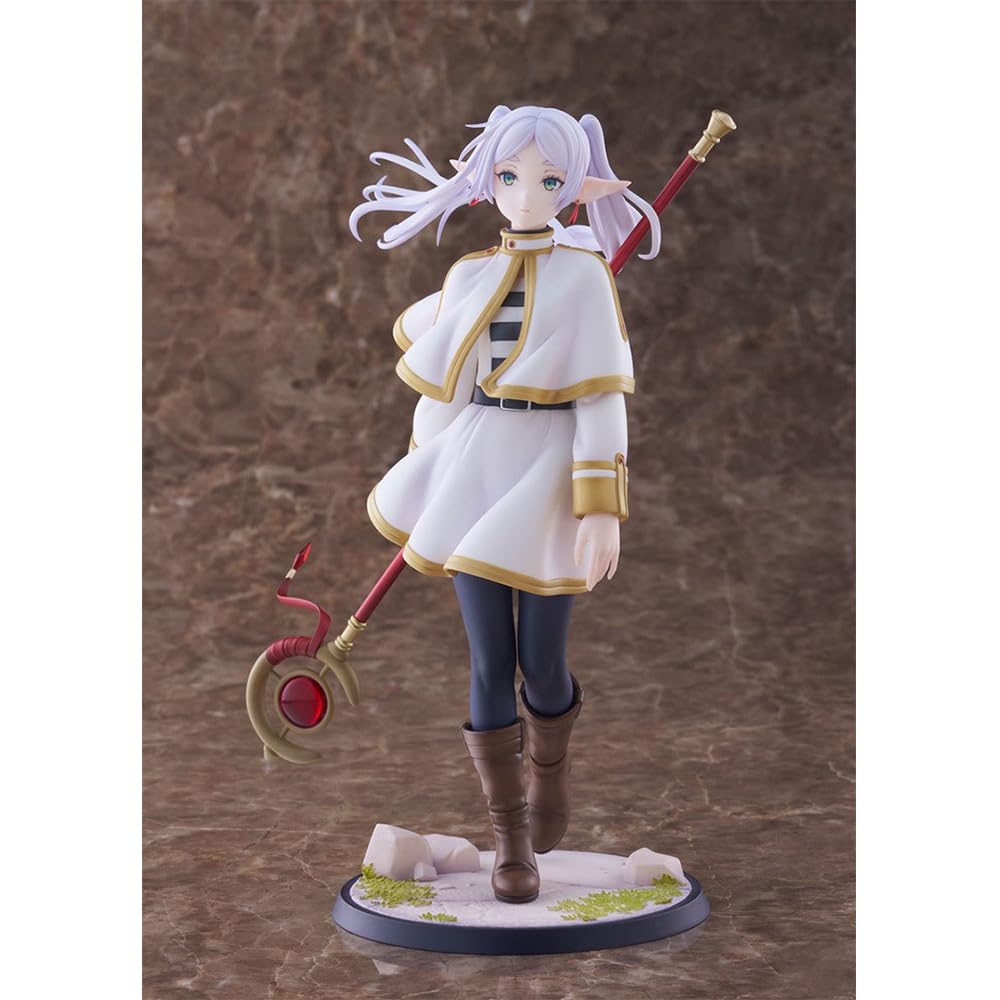 Zhongkaihua Frieren Fern Figura Frieren Anime Action Figure Battle Form Model Position Debout Statue Ornement de Table Cadeaux