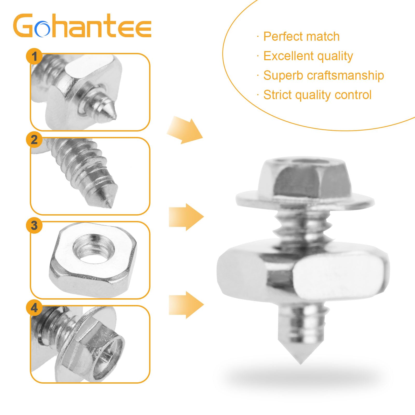 Amazon.com: gohantee 279393 Dryer Cord Screw Kits 9 PCS