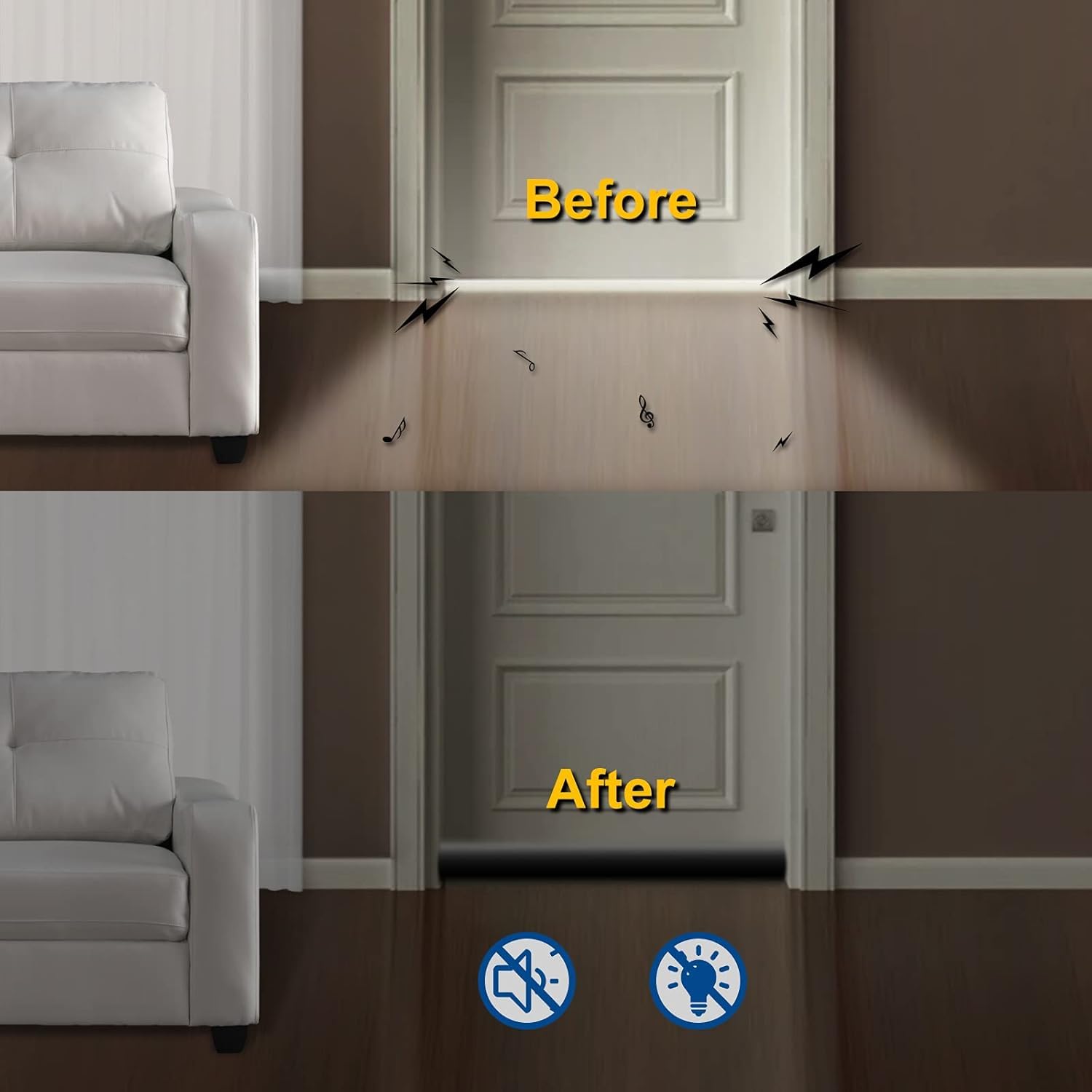 Door Draft Stopper - Soundproof & Energy Saving -3 Door Draft Stopper - Soundproof & Energy Saving -3