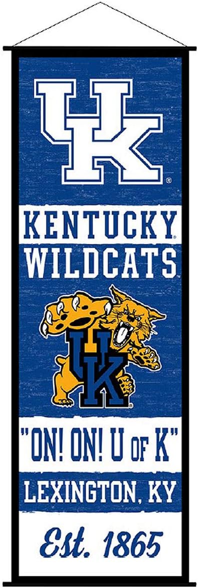 Kentucky Wildcats Banner and Scroll Sign