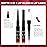 evpct 1Pcs Bright Fire Ruby Red Matte Lip Liner and Liquid Lipstick Stain Makeup Set for women, Red Long Lasting Smudge Proof Lipstick labiales matte mate larga duracion listip 24 hours originales,14