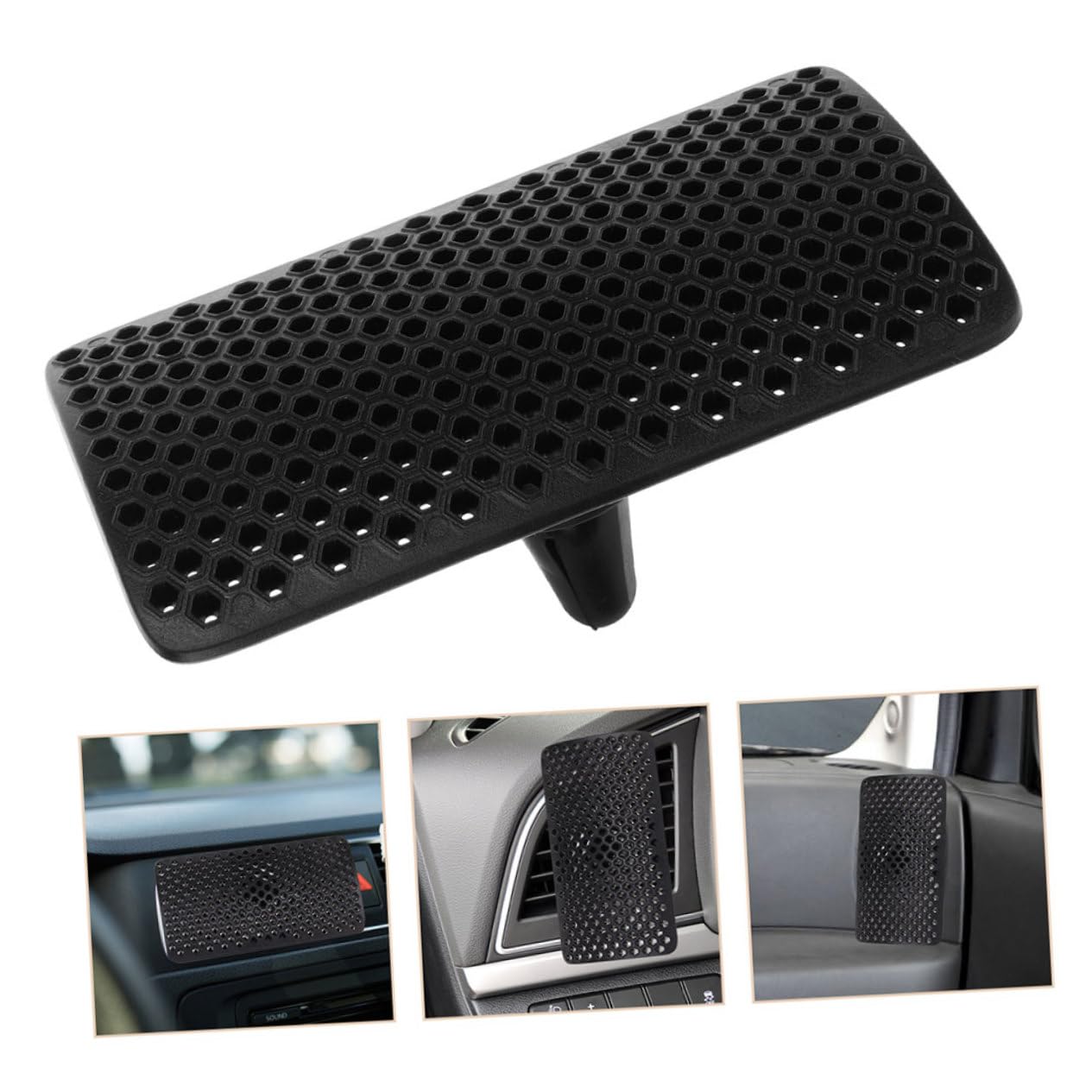 PartyKindom 3 Ensembles Visière De Climatisation De Voiture Air Bouclier À Pince Désodorisant Filet De Voiture Ventilation Arrière Directionnelle Siège De Voiture Black Plastique 2 Pièces * 3