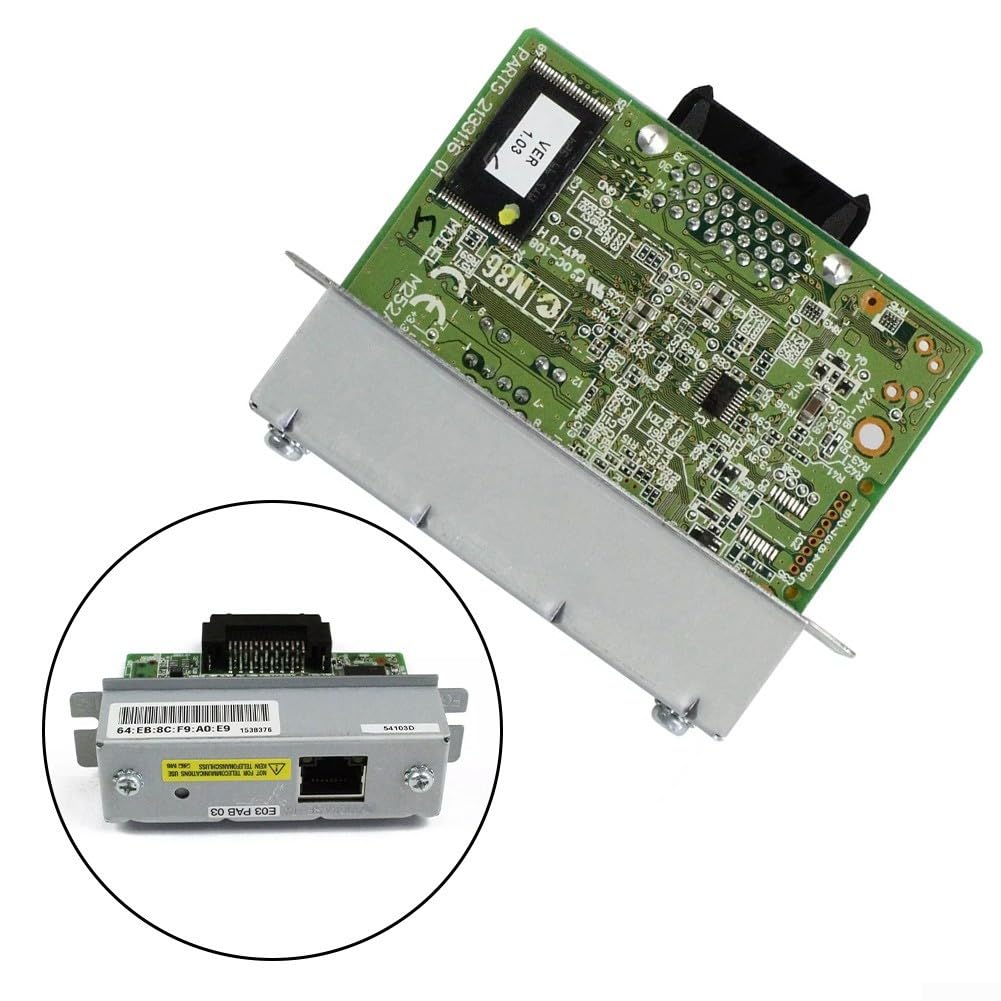 Modulo di interfaccia Ethernet UB-E03 C32C824541 Server di stampa per TM-T88V T88VI T70II TM-U220B T81 T82II T90 T86L 10 100Mbps scheda di rete