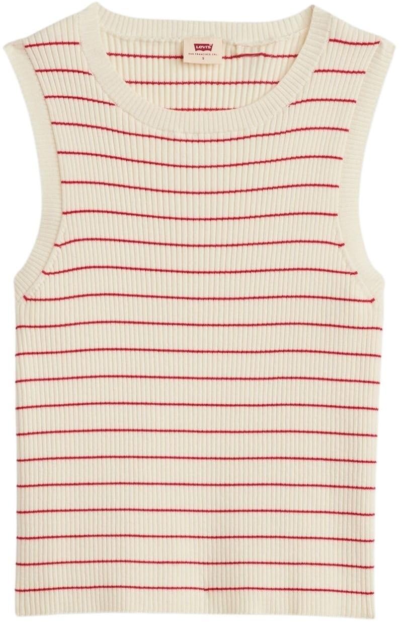 Levi's Mujer Camiseta de Tirantes Ocean con Cuello Redondo, Slim Fit