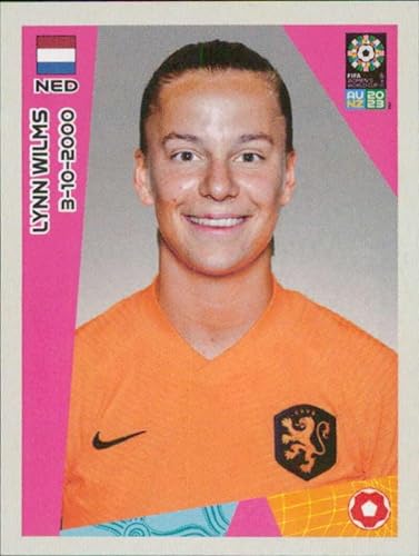 2023 Panini FIFA Women's World Cup Stickers #349 Lynn Wilms Netherlands Mini Sticker Soccer Futbol Trading Card