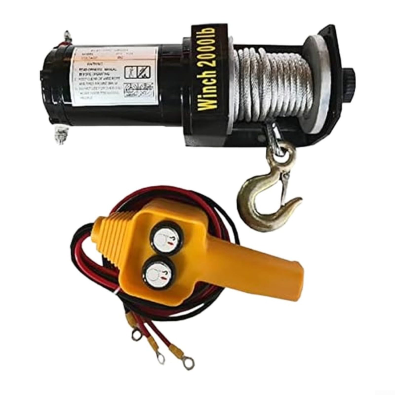Für Seilwinde 2000Lbs 12V Synthetikseil 8M Für Seilwinde 2000Lbs
