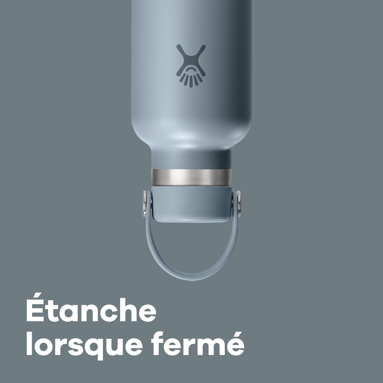 Hydro Flask – Standard Flex Cap 621 ml (21 oz) Bottle | Acier inoxydable, anti-fuite, compatible avec porte-gobelets – froid 24 heures, chaud 12 heures. Vert sirène