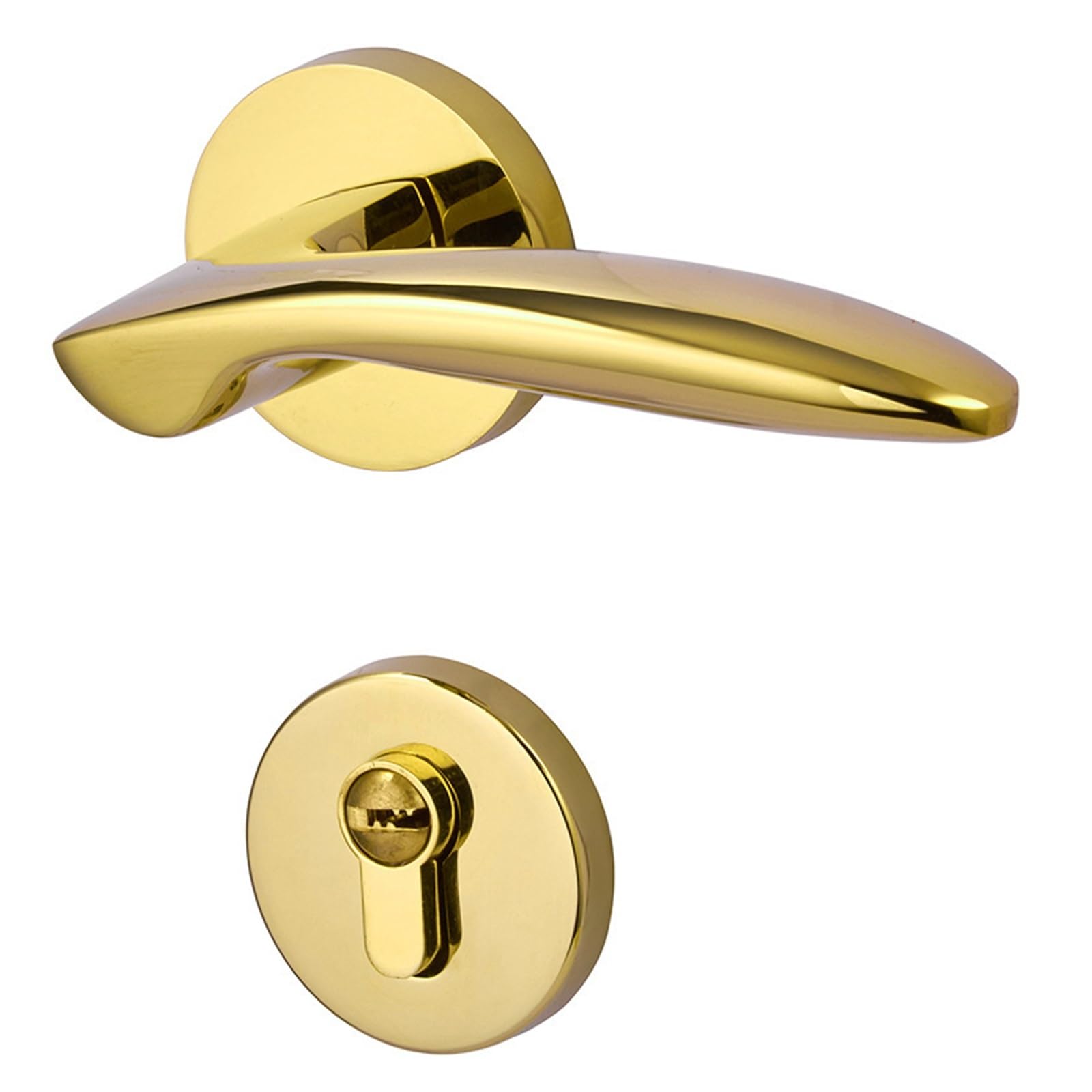 Serrure de porte magnétique et silencieuse pour chambre à coucher
