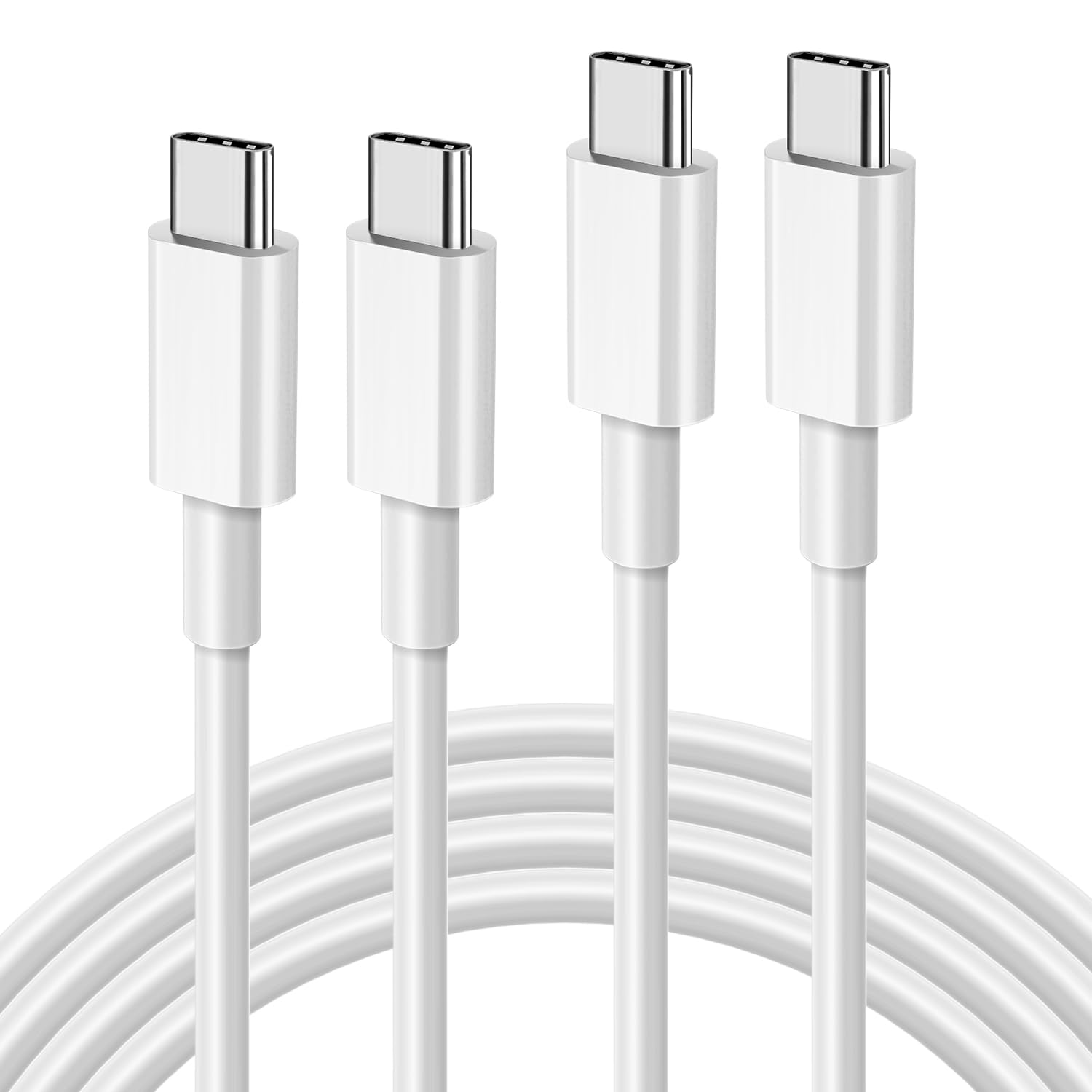 APFEN Paquete de 2 cables USB C a USB C de 10 pies tipo C de 60 W, cable de carga rápida tejido largo para iPhone 17/16/15 Pro/Pro Max/Air, MacBook Air de 13 pulgadas/MacBook Pro/iPad 10ª/iPad Pro