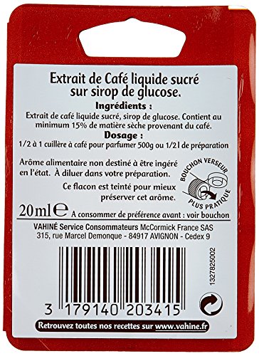 Extrait De Café Liquide Vahine Le Flacon De 20 Ml - vue 3
