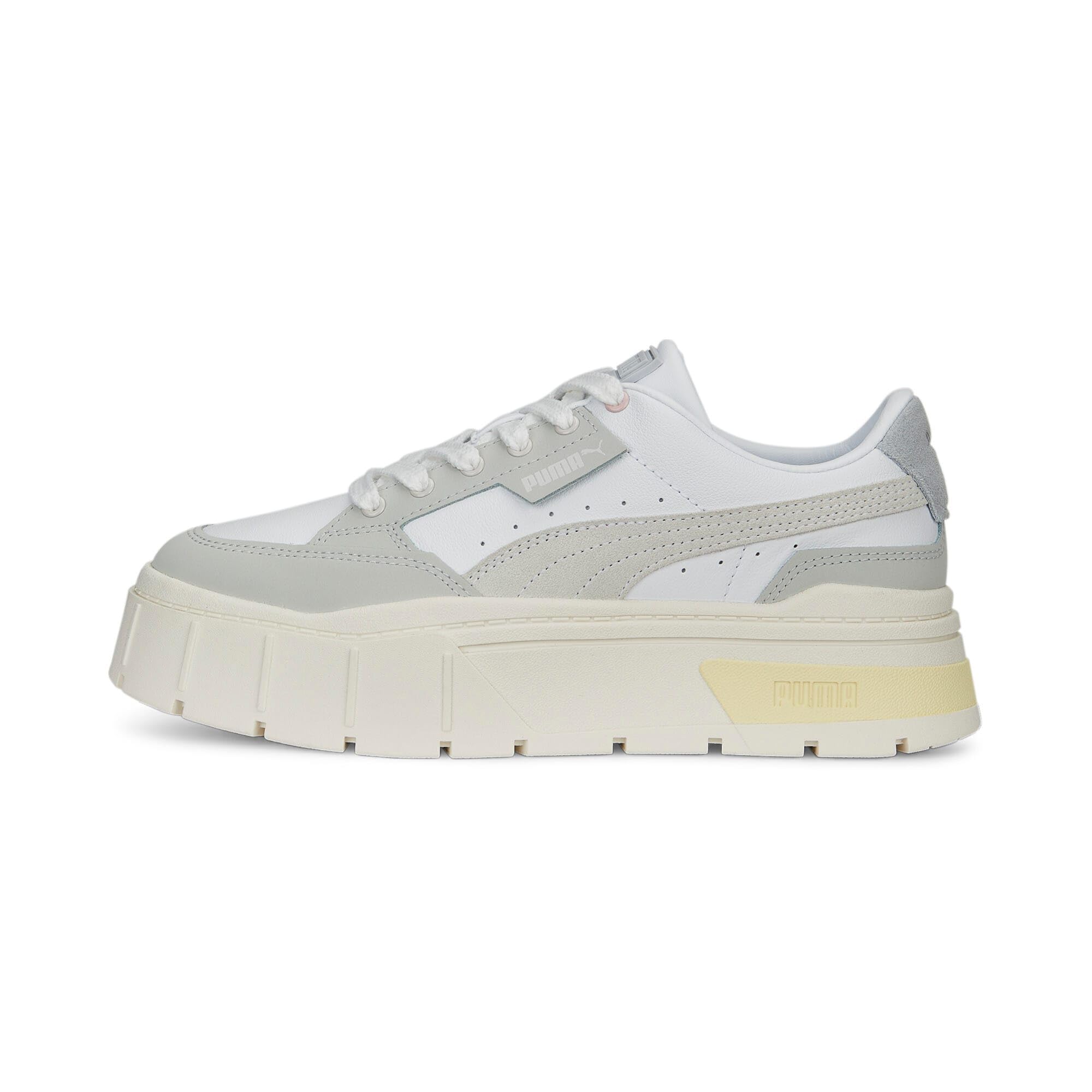 Puma Womens Mayze Stack Luxe WNS White-Nimbus Cloud Sneaker - 7.5 UK (38985303) (B0CNK9TG4M) Amazon Price History, Amazon Price Tracker
