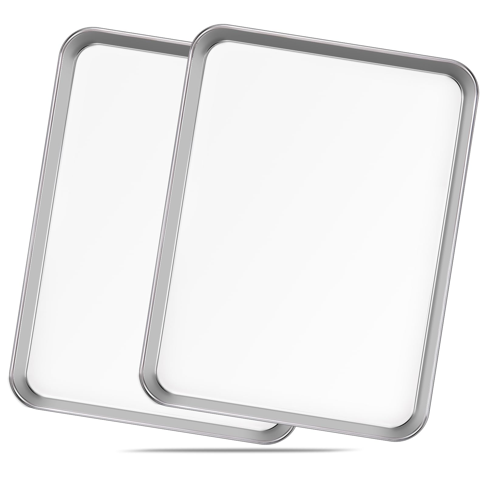 GIUOIDUO Stainless Steel Baking Sheet Set of 2