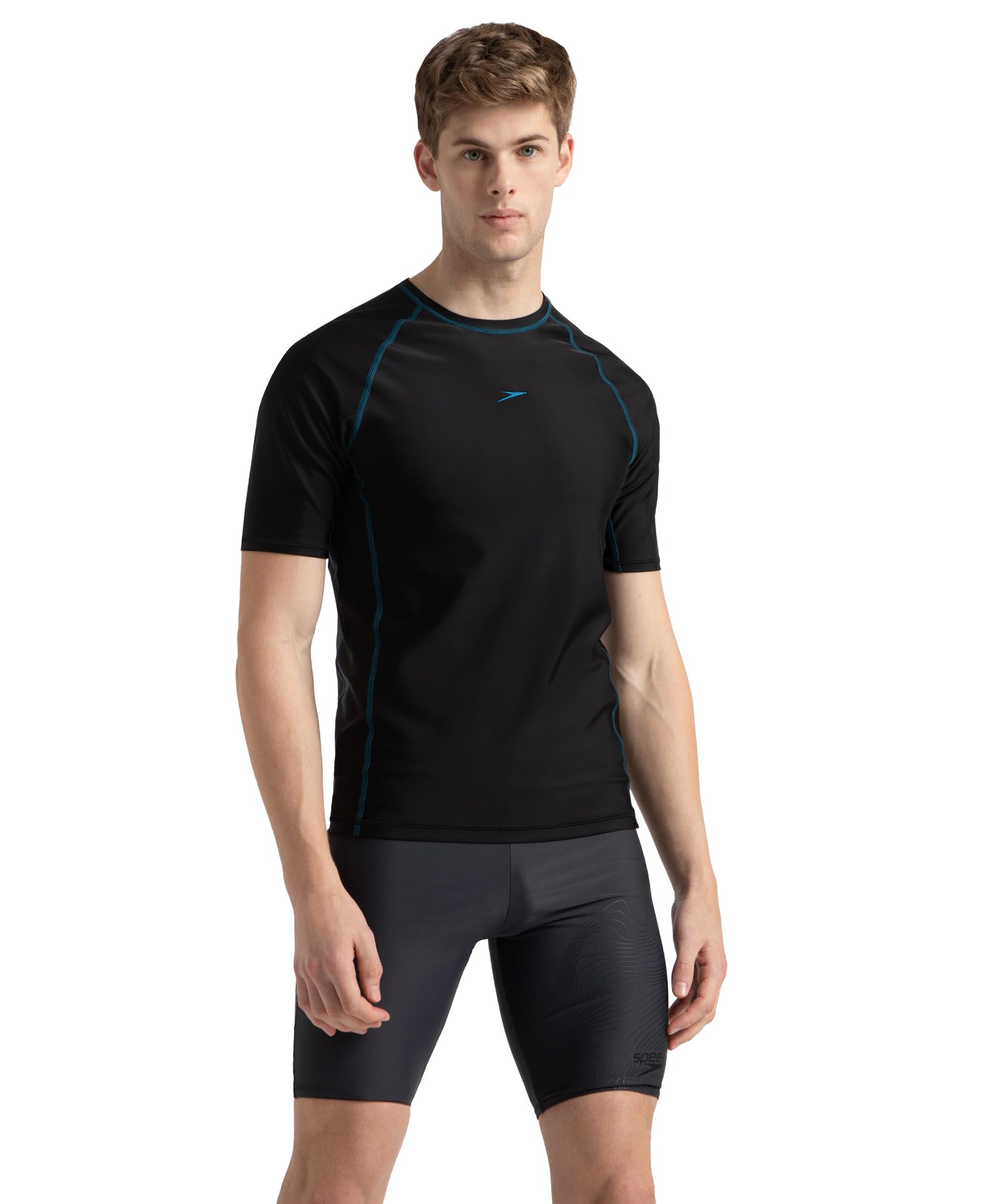 speedo Men's Endurance 10 Short Sleeve Suntop-picture-33